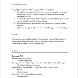 Strategic Management Concepts and Cases, 4e Jeffrey Dyer, Paul Godfrey, Robert Jensen, David Bryce (Solutions Manual)